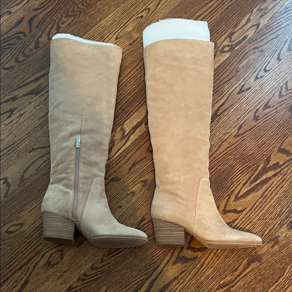 Tan Knee-High Women's Boots